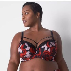 NWT New Seriously Sexy Cacique Collection Boost Balconette 46H bra